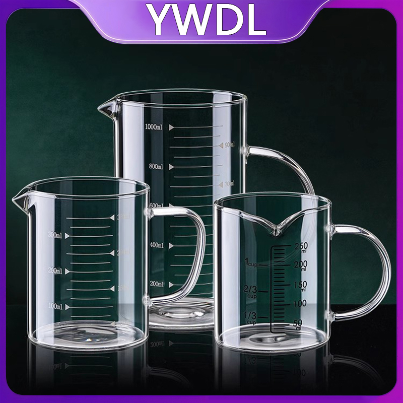 Candle Making Jug - كوب قياس زجاجي من YWDL مع