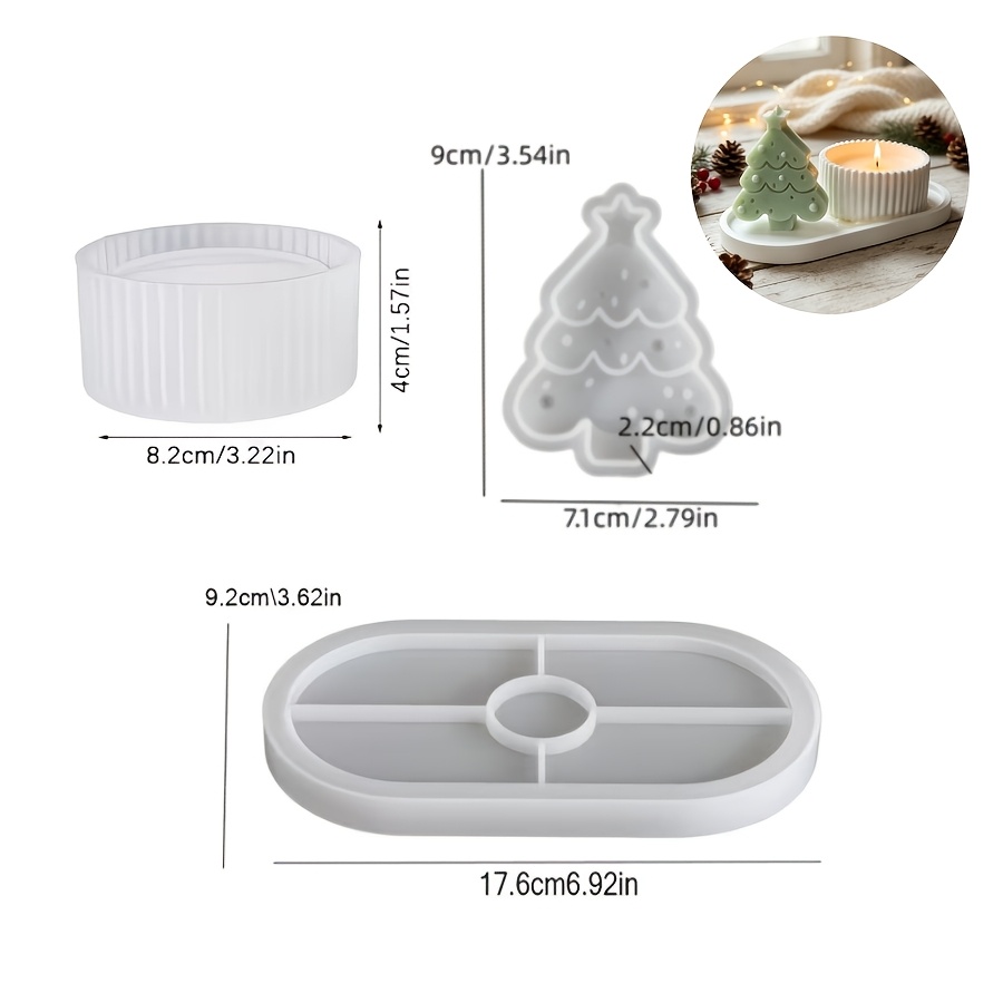 مجموعة من 3 قطع من قوالب السيل - مراجعة Candle Making Kit Wholesale وسعره