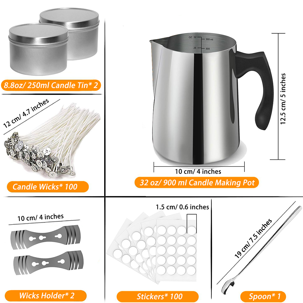 لوازم مجموعة أدوات صنع الشموع  - مراجعة Candle Making Kit Wholesale وسعره