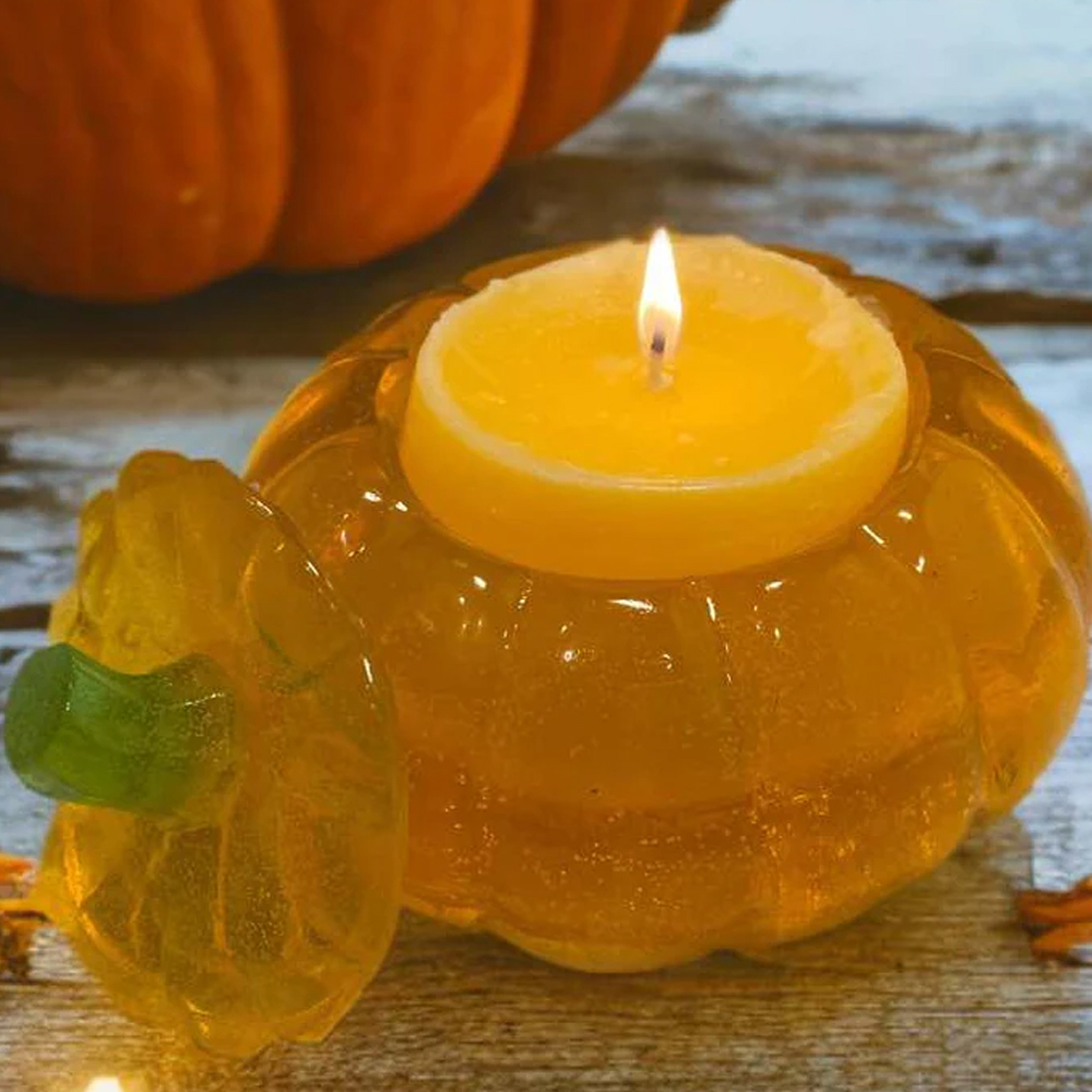 شمع جيلي جل أصفر شفاف 200 جرام - مراجعة Candle Making Wax Melter وسعره