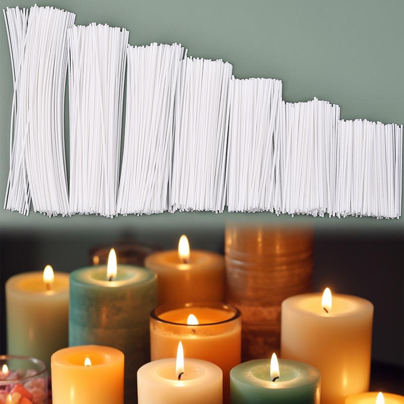 50/100 قطعة القطن الشمع شمعة ا - مراجعة Candle Making Kit Wholesale وسعره