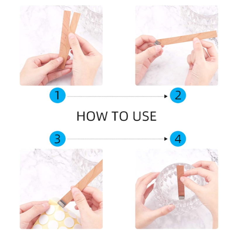 30 قطعة شمعة خشبية الفتائل شمع - مراجعة Candle Making Kit Wholesale وسعره