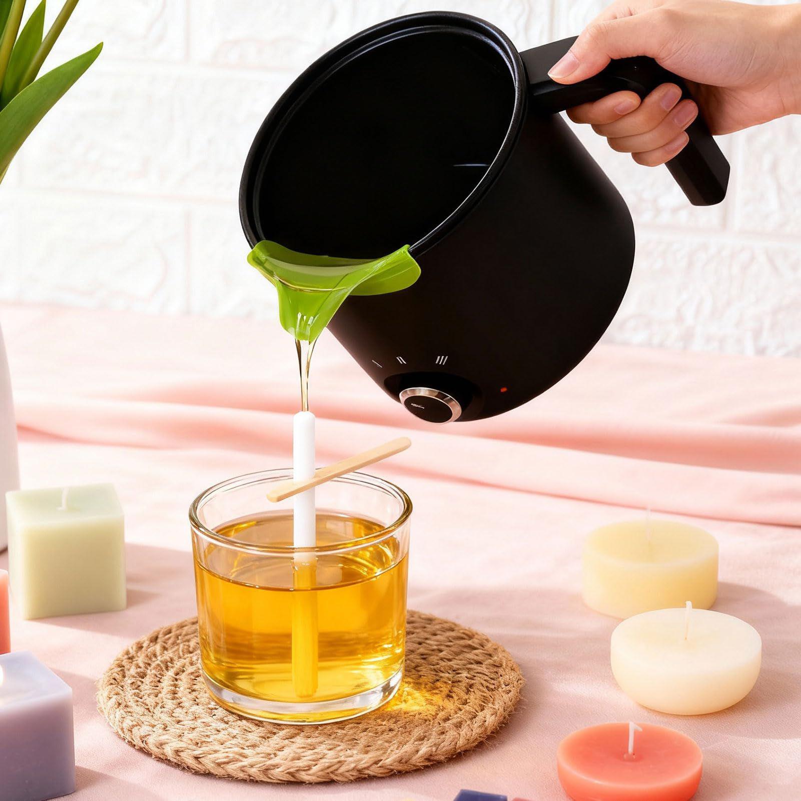 وعاء كهربائي لصهر شمع الشموع س - مراجعة Candle Making Wax Melter وسعره