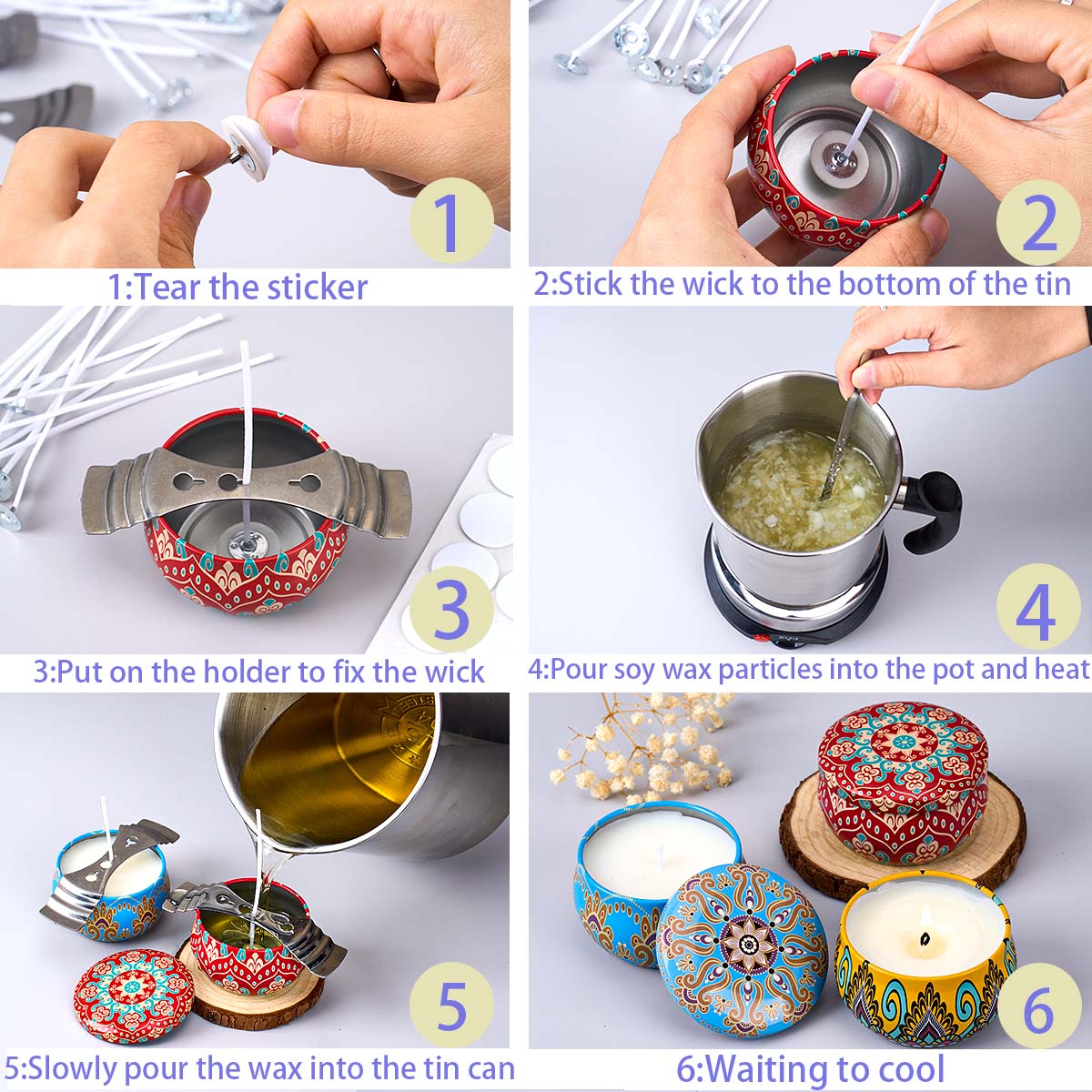مجموعة أدوات صنع الشموع المعطر - مراجعة Candle Making Kit Wholesale وسعره